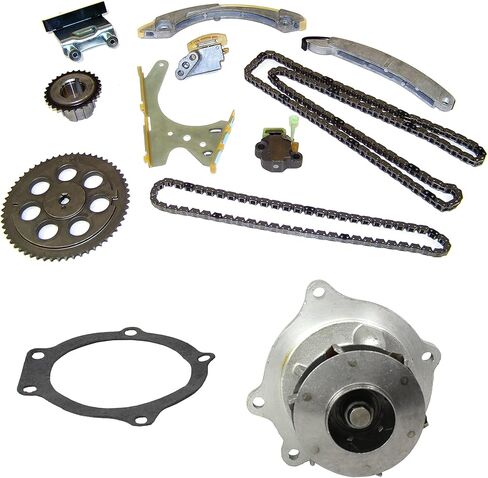طقم توقيت DNJ TK3138WP مع مضخة مياه لـ 04-12 GM، ISUZU / L4، L5 / 2.8L، 2.9L، 3.5L، 3.7L / 169، 178، 211، 223 DOHC 16V، 20V LK5، LLR، LLV in Saudi Arabia