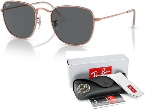 Ray-Ban Frank RB3857 Square Sunglasses for Men for Women + BUNDLE With Designer iWear Complimentary Eyewear Kit in Saudi Arabia