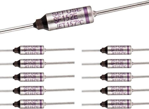 SF152E SEFUSE 10A 250V الصمامات الحرارية 157 درجة مئوية قطع حراري حزمة من 10 قطع الدائرة قطع الصمامات الحرارية in Kuwait