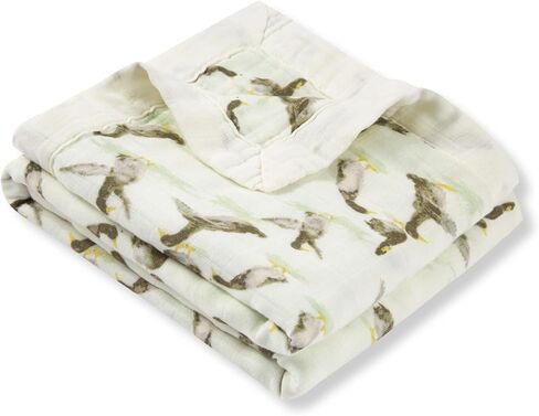 Milkbarn Muslin Baby Blankets for Girls & Boys, Toddler Quilt Blanket, Newborn Nursery Crib Blanket for Bedding, Shower & Registry Gift, Blue Whale in Saudi Arabia