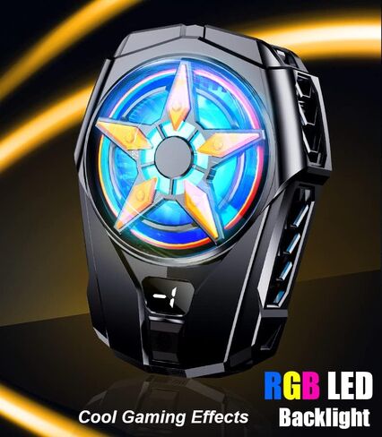 Semiconductor Phone Cooler, Phone Cooling Fan for iPhone Android Smartphones, Mobile Phone Radiator Heatsink with LED Temperature Display (Cooler Only) in Kuwait