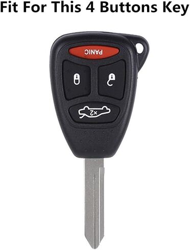 Black and Navy Blue Silicone Rubber Keyless Entry Remote Key Fob Case Skin Cover Protector fit for 2006 2007 MITSUBISHI Raider in Saudi Arabia