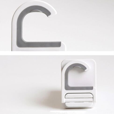 3Pcs Broom Mop Holder Wall Mount Self-Adhesive Mop Hanger Organizer Garage Kitchen Bathroom Storage Multi-Purpose Hooks(2.76inch,White) in Saudi Arabia