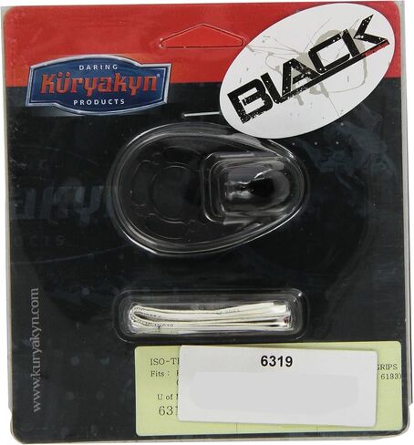 Kuryakyn 6319 Motorcycle Handlebar Accessory: ISO Throttle Boss, Universal Fit with Kuryakyn ISO Grips, Gloss Black, Pack of 1 in Saudi Arabia