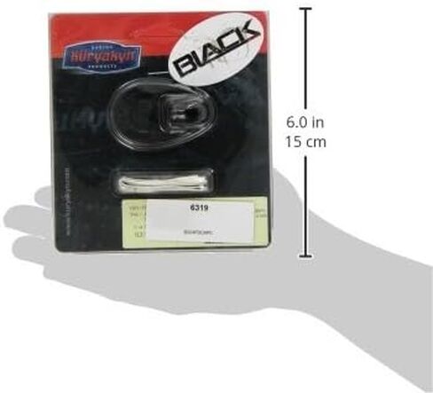 Kuryakyn 6319 Motorcycle Handlebar Accessory: ISO Throttle Boss, Universal Fit with Kuryakyn ISO Grips, Gloss Black, Pack of 1 in Saudi Arabia