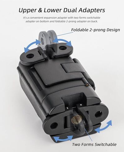 محول خطاف مزدوج قابل للطي من BTG لـ DJI Pocket 3 ملحقات محول تمديد ومقبض تمديد in Kuwait
