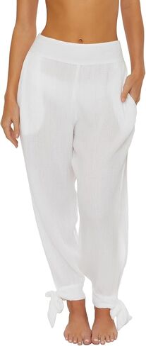 بنطال ISABELLA ROSE النسائي Day Dreamer برباط جانبي، كاجوال، فتحات جانبية عالية، أغطية للشاطئ لتغطية ملابس السباحة النسائية in Kuwait