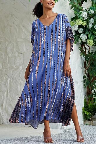 Women's Boho Kimono Long Cardigan Roomy Loungewear Oversized Kaftan Beach Dress Cover Ups Robes in Saudi Arabia