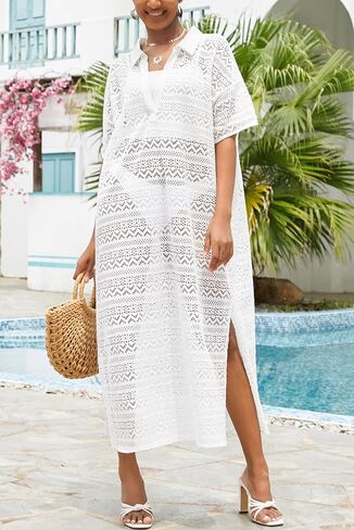 Women's Boho Kimono Long Cardigan Roomy Loungewear Oversized Kaftan Beach Dress Cover Ups Robes in Saudi Arabia