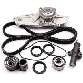 Timing Belt Kit w/Water Pump Fit for Honda for Odyssey Pilot 3.5L 2005-2018 for Accord 3.5L 2008-2017 Replace Timing Belt OEM - TBK329