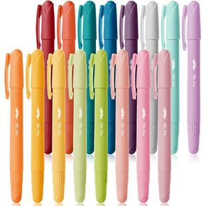 Mr. Pen- Gel Highlighter, 16 Pack Assorted Colors, No Bleed Gel Highlighters for Bibles and Markers