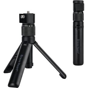 Bullet Time Handle Tripod Multi-Functional Tabletop Fold Tripod for insta360 X4 Insta 360 X3,ONE RS,GO 2,ONE X2,ONE R,ONE X ONE RS Sport Camera Accessories (Black)