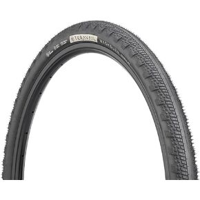 Teravail - Washburn Bicycle Tire | Durable Bead-to-Bead Sidewall Casing | for Rough Pavement and Fast Gravel | 650 x 47 | Black Sidewall