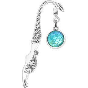 Zuo Bao Mermaid Scale Charm Bookmark Sea Mermaid Quote Always Be Yourself Unless You Can Be a Mermaid Bookmark (blue Mermaid Scale)