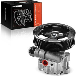 A-Premium Power Steering Pump, with Pulley, Compatible with Toyota RAV4 2001 2002 2003 2004 2005, 2.0L 2.4L, Replace # 4432042070, PSP1279