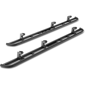 N-Fab RKR Rails for Colorado/Canyon | Cab Length, Tubular Steel, Textured Black | G154RKRCC | Fits 2015-2022 Chevrolet Colorado/GMC Canyon Crew Cab All Beds, SRW Gas / Diesel