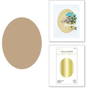 Spellbinders HOT FOIL Plate Oval, Bronze