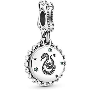 CHARMY'S S925 Silver charm or bead from Harry Potter Slytherin House for Pandora style bracelet
