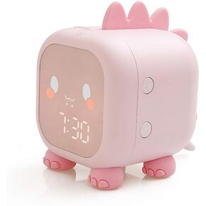 Kids Dinosaur Alarm Clock Boys Blue Alarm Clocks with Night Light Digital Alarm Clock for Kids Boy Children in Saudi Arabia