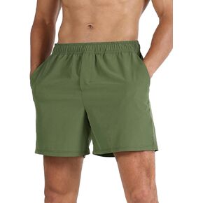 ODODOS Men's Athletic Shorts with Pockets 5" / 7" Inseam Quick Dry Lightweight Workout Gym Running Shorts