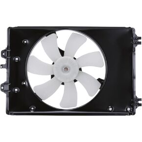 TYC 611380 Compatible with HONDA Right Replacement Cooling Fan Assembly Black