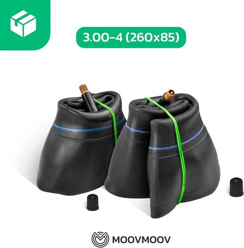 3.00-4 أنابيب داخلية مع صمام مستقيم TR13 (x2) - أنابيب داخلية بديلة 260x85 لشاحنة اليد والعربة ومقطورة الحديقة وغيرها - متوافقة مع إطارات 3.00-4 و260x85 مم in Saudi Arabia