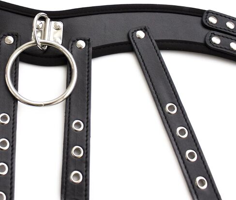 Plus Fetish Leather Sexy Stripper Queen Bondage Club Wear Clothes Women Costume in Saudi Arabia