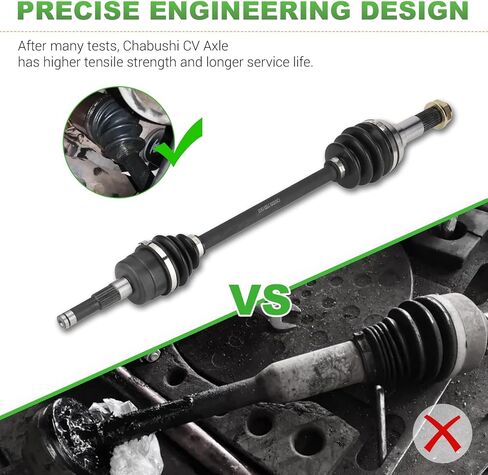 مجموعة محمل العجلة وعمود محرك المحور الأمامي الأيسر والأيمن لـ Yamaha Rhino 450 2006-2009 YXR45F, Rhino 660 2007 ATV UTV استبدال المحور in Kuwait