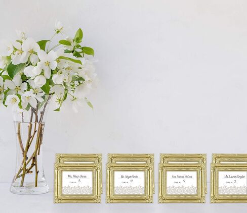 MCS Wedding Photo Frame/Placecard Holder, 24-Pack, Black (69039) in Kuwait