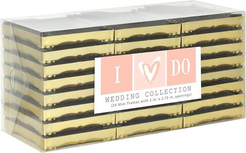 MCS Wedding Photo Frame/Placecard Holder, 24-Pack, Black (69039) in Kuwait