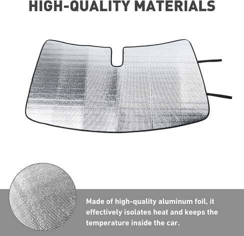 Compatible with Dodge RAM 1500 Accessories Windshield Sunshade Truck Window Sun Shade Foldable Sun Visor Compatible with Dodge Ram 1500 Interior Accessories 2010-2015 in Saudi Arabia