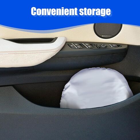 1 PC American Flag Car Windshield Protection, Foldable Vehicle Front Windshield Sun Shade for Blocking UV Ray, Universal Automotive Window Insulation Cover (Red #5.41Ft x 3.11Ft) in Kuwait