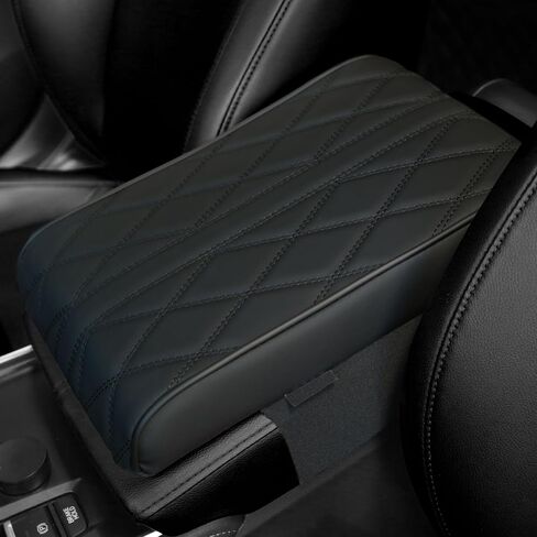 Leather Armrest Cover for Car Center Console Universal Suit for Most Vehicle, SUV, Truck Car Accessories(Beige for Men and Women) in Saudi Arabia