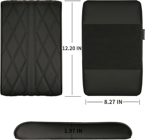 Leather Armrest Cover for Car Center Console Universal Suit for Most Vehicle, SUV, Truck Car Accessories(Beige for Men and Women) in Saudi Arabia