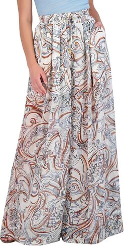 BCBGMAXAZRIA Women's Elastic Waist Wide Leg Pants in Saudi Arabia