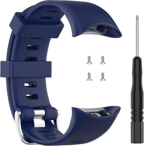 FitTurn Band Compatible with Garmin Swim 2 Smart Watch, Soft Silicone Replacement Strap Wristband Strap for Swim 2 Swimming,Garmin Forerunner 45S/45 Smartwatch with Adapter Tools in Saudi Arabia