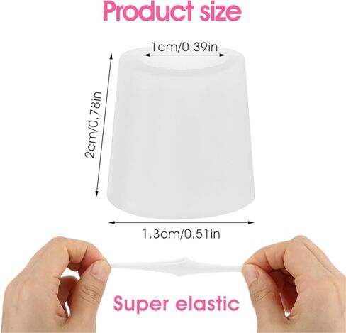 واقيات أصابع القدم، 14 قطعة من الأكمام الصغيرة من السيليكون لأصابع القدم، وسادات لأصابع القدم لتخفيف الألم، وحماية بثور مسامير القدم (أبيض) in Kuwait