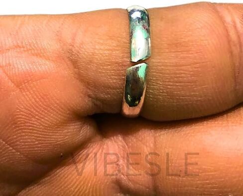 Original Pyrite Ring with Adjustable Size Natural Pyrite Stone - Certified Pyrite Ring Money, Abundance, Wealth, Success and Prosperity - natural healing crystal jewelry for Women & Men in Saudi Arabia