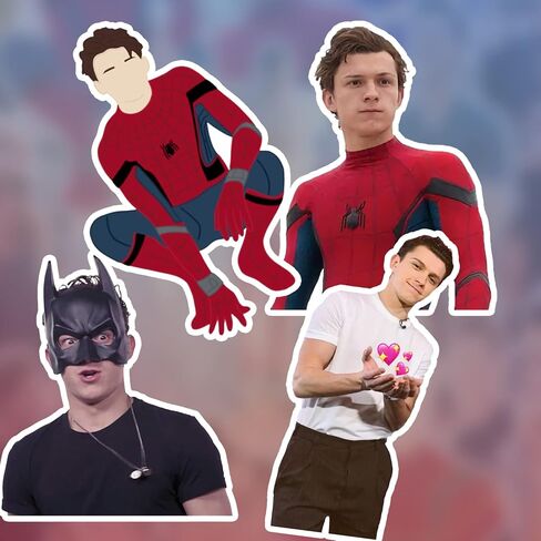 46 قطعة من ملصقات Tom Aesthetic Holland اللطيفة للمعجبين حزمة ملصقات ملونة لأجهزة الكمبيوتر المحمول وزجاجة المياه والدراجة والهاتف والجيتار والأمتعة للمراهقين والبالغين (J) in Kuwait