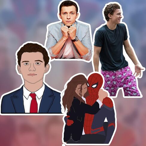 46 قطعة من ملصقات Tom Aesthetic Holland اللطيفة للمعجبين حزمة ملصقات ملونة لأجهزة الكمبيوتر المحمول وزجاجة المياه والدراجة والهاتف والجيتار والأمتعة للمراهقين والبالغين (J) in Kuwait