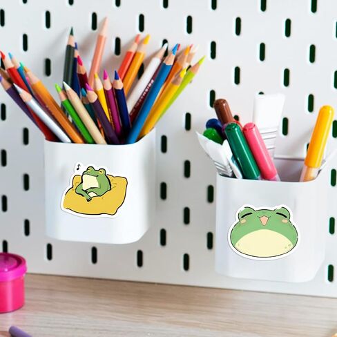50PCS Frog Stickers Cartoon Vinyl Waterproof Stickers for Laptop,Guitar,Motorcycle,Bike,Skateboard,Luggage,Phone, Gift for Kids Teen Birthday Party in Saudi Arabia