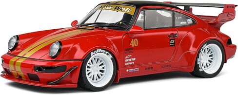 Motor city classics Solido 1:18 Scale RWB - RED Sakura -2021 in Saudi Arabia