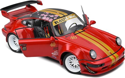 Motor city classics Solido 1:18 Scale RWB - RED Sakura -2021 in Saudi Arabia