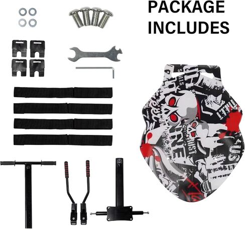 Hoverboard Seat Attachment Go Kart, Hoverboard Accessories with Projector Pattern for 6.5" 8" 10" Self Balancing Scooter Transform Your Hoverboard into Go Kart for Kids or Adults in Saudi Arabia