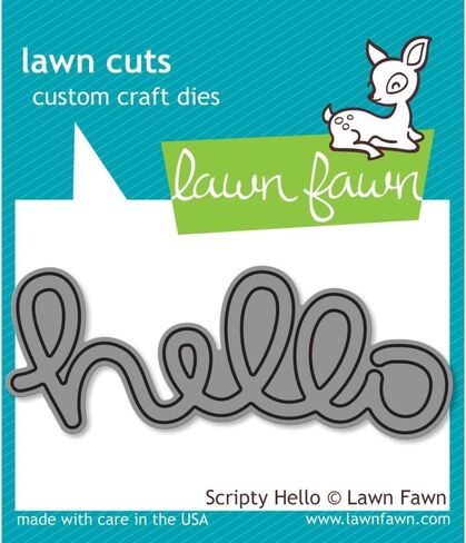 Lawn Fawn - قوالب قطع العشب - حزمة كلمات مكتوبة - العناق، الحب، الفرح، الشكر، مرحبًا - حزمة من 5 عناصر in Saudi Arabia