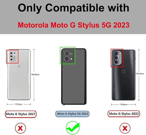 for Moto G Stylus 4G 2023 Case,PU Leather Wallet Flip Protective Phone Case with Wrist Strap Card Slots Holder Pocket Emboss Butterfly Flower Stand Case for Motorola Moto G Stylus 4G 2023 Black in Saudi Arabia