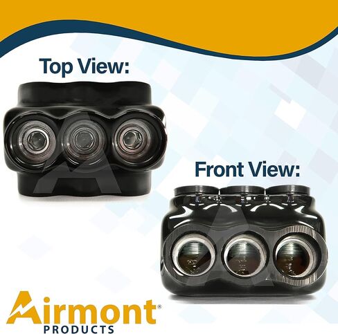 موصل لصق معزول باللون الأسود، 3 منافذ، نطاق الأسلاك 2-14، موصل طاقة كهربائي مزدوج الجوانب، مملوء مسبقًا بطبقة من الفينيل المطاطي المثبط للأكسيد، سهولة إعادة الدخول، موصلات متعددة الأسلاك in Kuwait