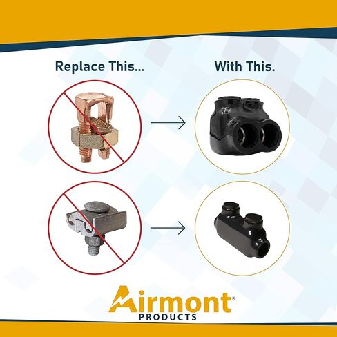 موصل لصق معزول باللون الأسود، 3 منافذ، نطاق الأسلاك 2-14، موصل طاقة كهربائي مزدوج الجوانب، مملوء مسبقًا بطبقة من الفينيل المطاطي المثبط للأكسيد، سهولة إعادة الدخول، موصلات متعددة الأسلاك in Kuwait