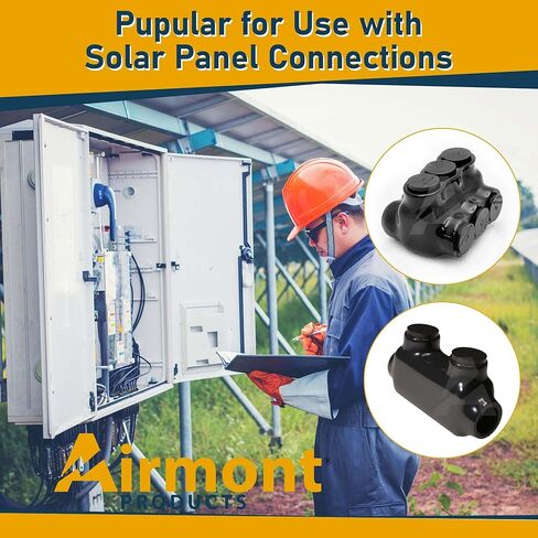 موصل لصق معزول باللون الأسود، 3 منافذ، نطاق الأسلاك 2-14، موصل طاقة كهربائي مزدوج الجوانب، مملوء مسبقًا بطبقة من الفينيل المطاطي المثبط للأكسيد، سهولة إعادة الدخول، موصلات متعددة الأسلاك in Kuwait