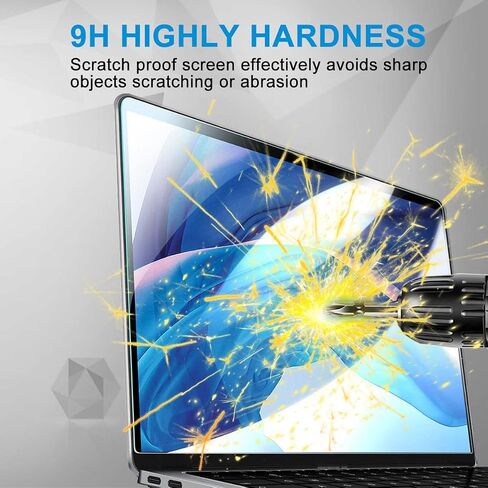 2 Pack Tempered Glass Screen Protector for 11.6" HP/Dell/ASUS/Sony/Samsung/Lenovo/Acer/MSI/LG/Razer Blade 11.6" 16:9 Laptop, 9H Hardness, Anti Fingerprint, Bubble Free in Saudi Arabia